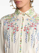 Etro Floral Print Shirt Dress
