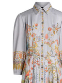 Etro Floral Print Shirt Dress