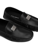 Dolce & Gabbana – Leder-Loafer mit Logo-Plakette