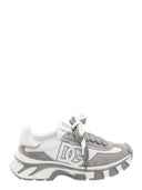 Dolce & Gabbana Nylon And Calfskin Sneakers With Dg Patch: