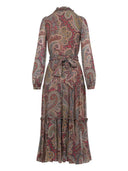 Etro lang kjole med paisley print