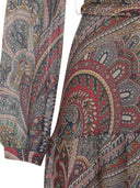 Etro lang kjole med paisley print