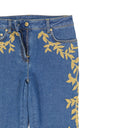 Jeans in denim di cotone Moschino Couture Couture