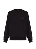 Dolce & Gabbana sweatshirt med rund hals og logoplade