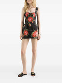 Dolce & Gabbana kort blomsterkjole