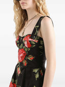 Dolce & Gabbana kort blomsterkjole