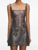 Abito corto Self Portrait con strass