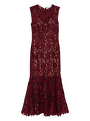 Self Portrait Sleeveless Midi Dress