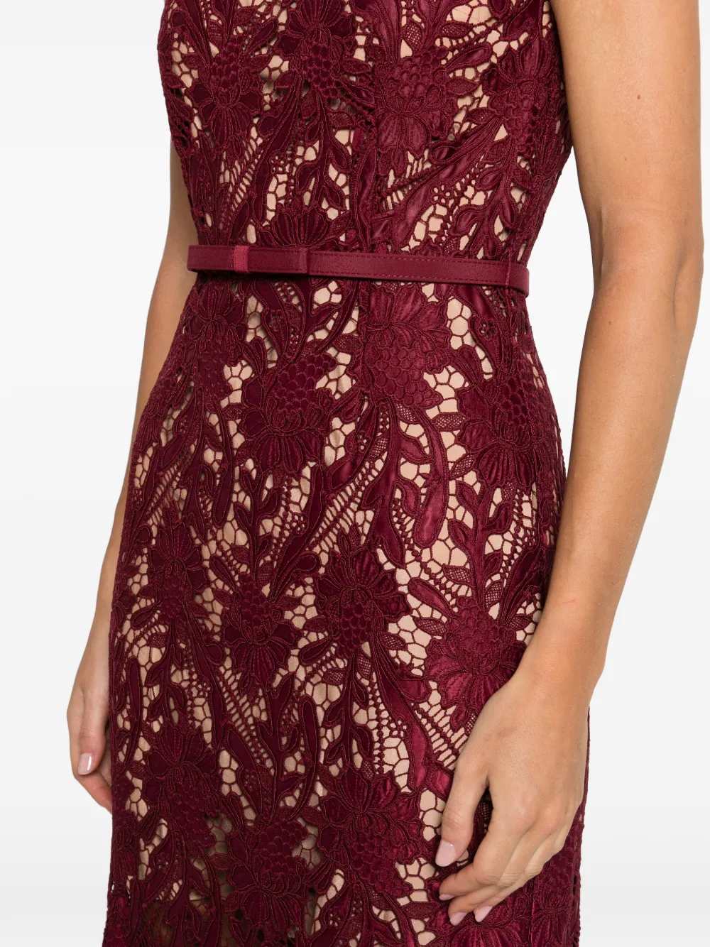 Self Portrait Sleeveless Midi Dress