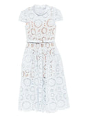 Self Portrait Floral Lace Midi Dress