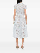 Self Portrait Floral Lace Midi Dress