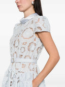 Self Portrait Floral Lace Midi Dress