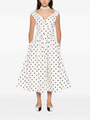 Self Portrait Polka Dot Midi Dress