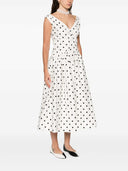 Self Portrait Polka Dot Midi Dress