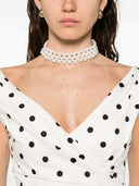 Self Portrait Polka Dot Midi Dress