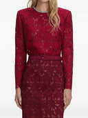 Self Portrait Lace Midi Skirt