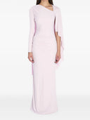 Langes asymmetrisches Selbstporträtkleid