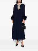 Self Portrait Long Pleated Dress