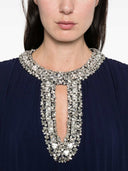 Self Portrait Long Pleated Dress