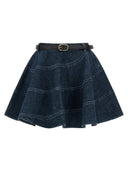 Self Portrait Flared Midi Skirt