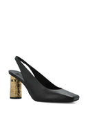 Givenchy-Pumps mit quadratischer Zehenpartie