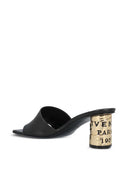 Givenchy Leather Sandals With Embossed Logo