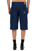 Maison Kitsuné Denim Bermuda Shorts