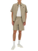 Fred Perry Cotton Bermuda Shorts