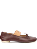 Mm6 Maison Margiela Ballet Flats With Anatomic Numbers Motif