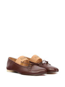 Mm6 Maison Margiela Ballet Flats With Anatomic Numbers Motif