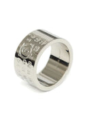 Anillo minimalista con logotipo de 4 mm de Mm6 de Maison Margiela