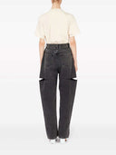 Maison Margiela High Waisted Tapered Jeans