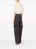 Maison Margiela High Waisted Tapered Jeans