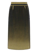 Maison Margiela Checkered Midi Skirt