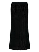 Maison Margiela Jupe midi en maille côtelée