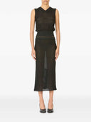 Maison Margiela Jupe midi en maille côtelée