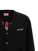 Kenzo Kenzo Wild Tiger Wool And Cotton Cardigan