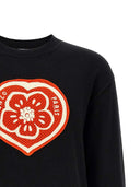 Kenzo Crewneck sweater med hjertebroderi