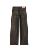 Kenzo Jeans med brede ben og manchetter i japansk denim