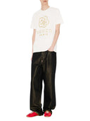 Kenzo Slim Fit Cotton T Shirt With "Boke Flower" Embroidery