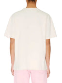 Kenzo Loose Fitting Cotton T Shirt "Kenzo Boke Heart"