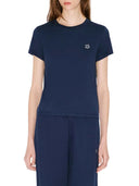 Kenzo T Shirt With Floral Appliques