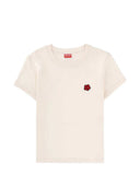 Kenzo T Shirt With Floral Appliques