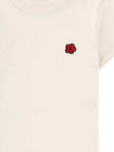 Kenzo T Shirt With Floral Appliques