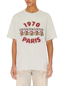 Kenzo Loose Fitting Cotton T Shirt With "Kenzo Wild Tiger" Embroidery