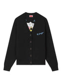 Kenzo "Kenzo Wild Tiger" Wool And Cotton Cardigan