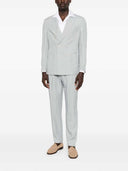 Eleventy Double Breasted Linen Suit