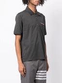 Thom Browne Thom Browne RWB Piqué-Poloshirt mit Taschenbesatz