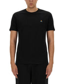 Vivienne Westwood T Shirt With Orb Embroidery