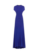 Rückenfreies Abendkleid von Tom Ford mit Flügelärmeln und Schleppe